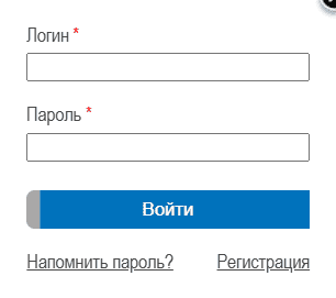 Форма входа в личный кабинет АСАБ