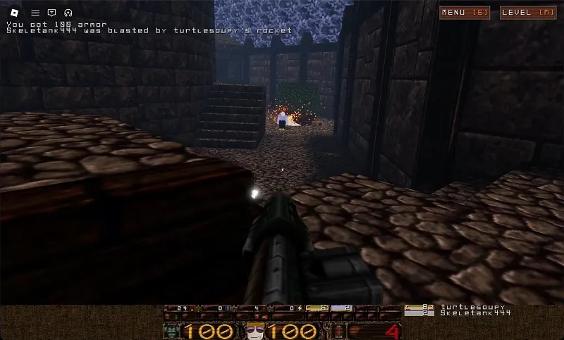 OpenAI портировал Quake в Roblox скриншот игры 1