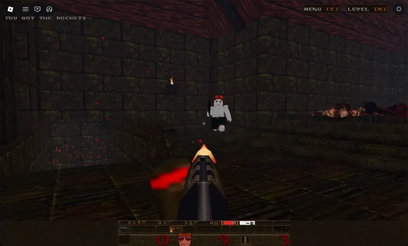 OpenAI портировал Quake в Roblox скриншот игры 2